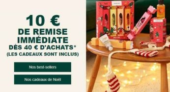 Remise de 10€ sur Body Shop des 40€ d’achat (aujourd’hui seulement)