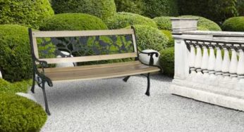 Moins de 45€ le banc de jardin en bois et fonte (FDP 2,99€) – 3 modèles aux choix