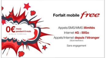 Un forfait mobile gratuit en illimité + 50 Go c’est possible et sans engagement avec Free Mobile