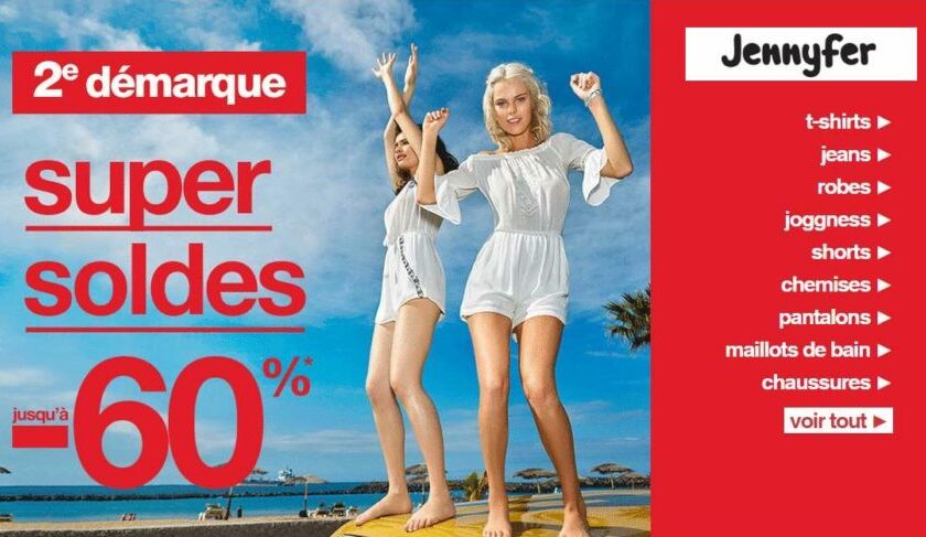 démarque des (super) soldes Jennyfer