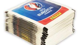 19,99€ les 250 stickers Panini EURO 2016 (50 pochettes)