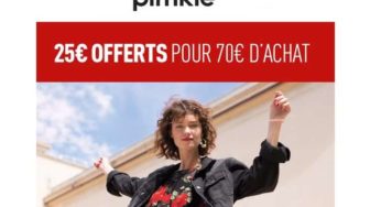 Nouvelle collection Pimkie : remise de 25€ dès 70€ d’achats