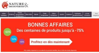 Bonnes affaires Nature et Découvertes : jusqu’à -75% sur des centaines d’articles