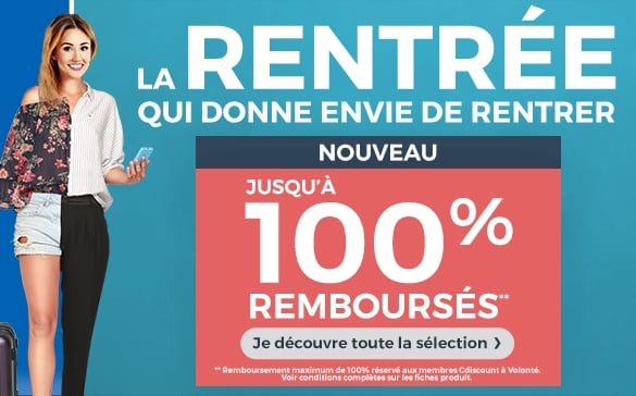 CDiscount rembourse jusqu’à 100% une sélection d’articles