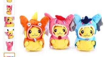 A partir de 5,92€ la Peluche Pokemon Pikachu (20-25 cm) différents modèles – livraison gratuite