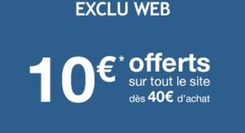 10€ de remise sur La Halle à partir de 40€ (jusqu’à dimanche)