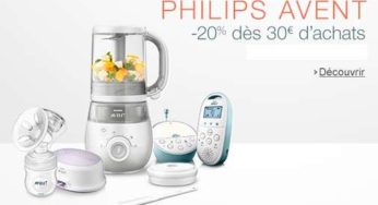 20% de remise sur Philips Avent (Puériculture) dès 30€