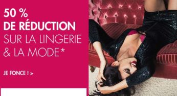 Ce weekend sur Adam et Eve -50% sur la lingerie & la mode