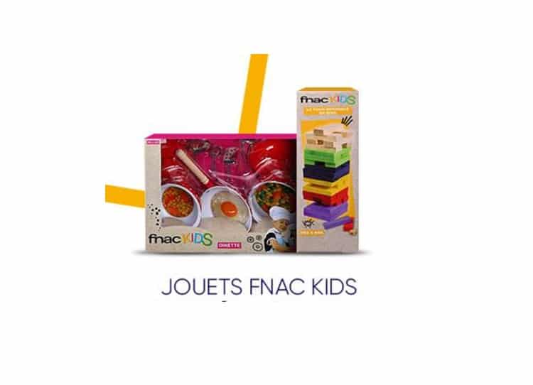 1 Jouet FNAC KIDS acheté = le second à moitié prix