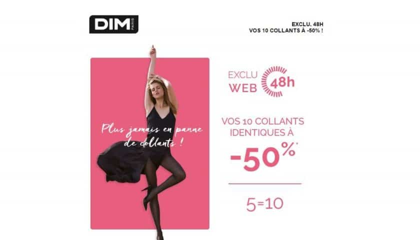 10 collants DIM pour le prix de 5