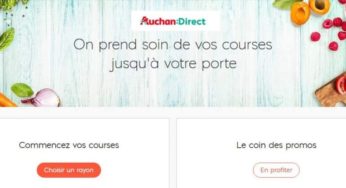 Auchan Direct : 10€ de remise dès 80€ (cumulable promo)