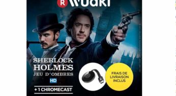 Le film Sherlock Holmes + 1 Chromecast 2 à moins de 21€ port inclus (Priceminister – Wuaki)