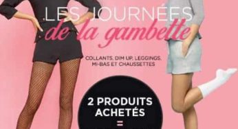 2 collants ou chaussettes DIM achetés = 2 offerts