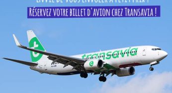 Billet avion Transavia moins cher : 15€ le bon de 30€ pour un vol Espagne ou Italie au départ ou arrivée de Paris ou Nantes