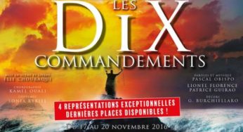 Billet comédie musicale Les 10 Commandements moins cher : à 29€ au lieu de 68€ (la tournée)