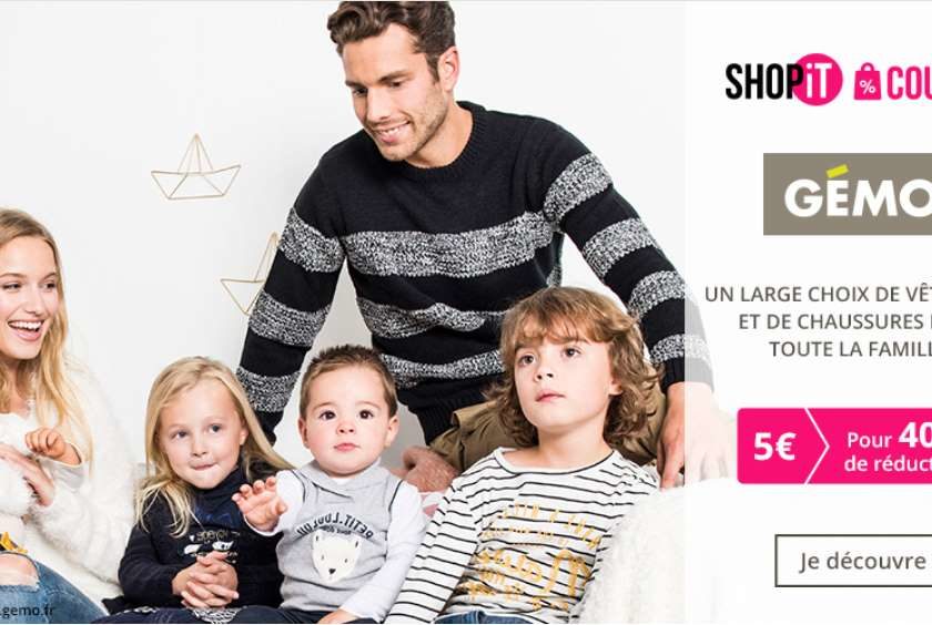 Bon d’achat Gémo Showroomprivé