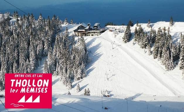 Forfait de ski domaine de Thollon-les-Mémises pas cher : 15€ au lieu de 21,5€