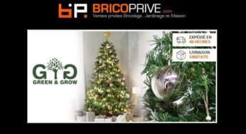 Vente privée sapins de Noël artificiels : -65% (de 24,99€ à 44,99€) + livraison gratuite