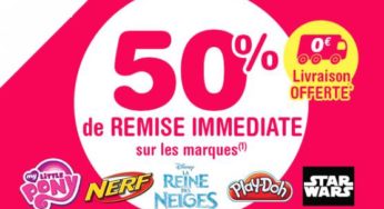 50% de remise sur des jouets Nerf, Play-Doh, StarWars…