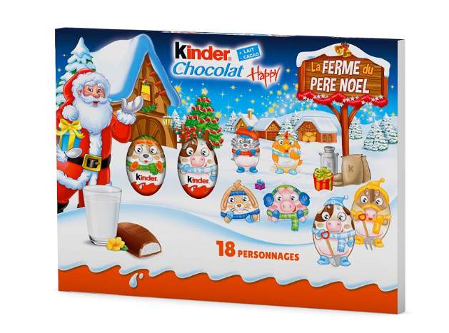 Jusqu'à -50% sur les chocolats de Noël (Kinder, Milka, Suchard