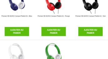 11,99€ le casque Pioneer SE-MJ503 port inclus (soldes Zavvi)