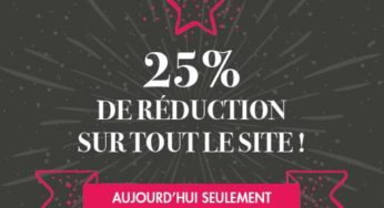 Jusqu’à minuit -25% sur tout Adam et Eve (lingerie, mode et autres articles sexy)