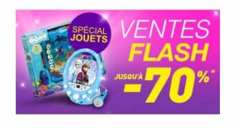 Vente flash jouets Auchan : jusqu’à -70% sur 1900 jouets