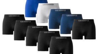 Lot de 5 boxers Lee Cooper pas cher : 17,99€ (bleu ou noir)