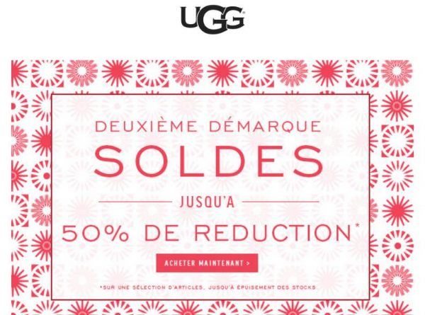 Soldes UGG : nouvelle démarque