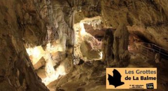 Visite des Grottes de La Balme moitié prix : 4,3€ adultes, 2,95€ enfants, pack famille…