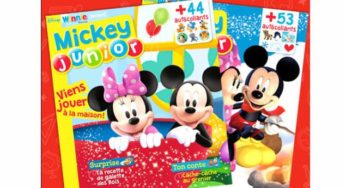 Abonnement Mickey Junior pas cher : 56,95€ les 12N° (mensuel) au lieu de 71€