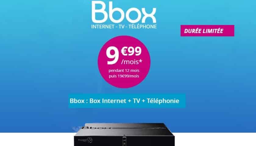 Bbox de Bouygues 9,99€