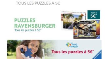 Mois du Puzzle Ravensburger : tous les puzzles à 5€