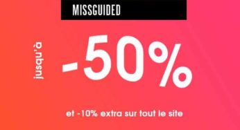 Soldes MissGuided : 10% supplémentaire sur tout (aujourd’hui)