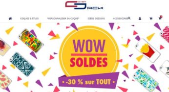 Soldes CoverJack : – 30 % sur TOUT (coques originales & coques personnalisables Apple / Samsung)