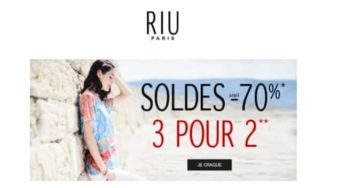 2 achetés = le troisième gratuit sur les soldes Rui !