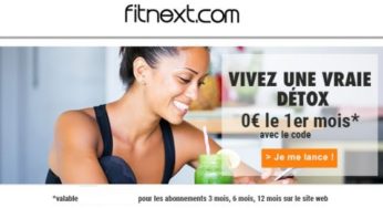 1 mois de programme detox Fitnext offert pour un abonnement 3 mois