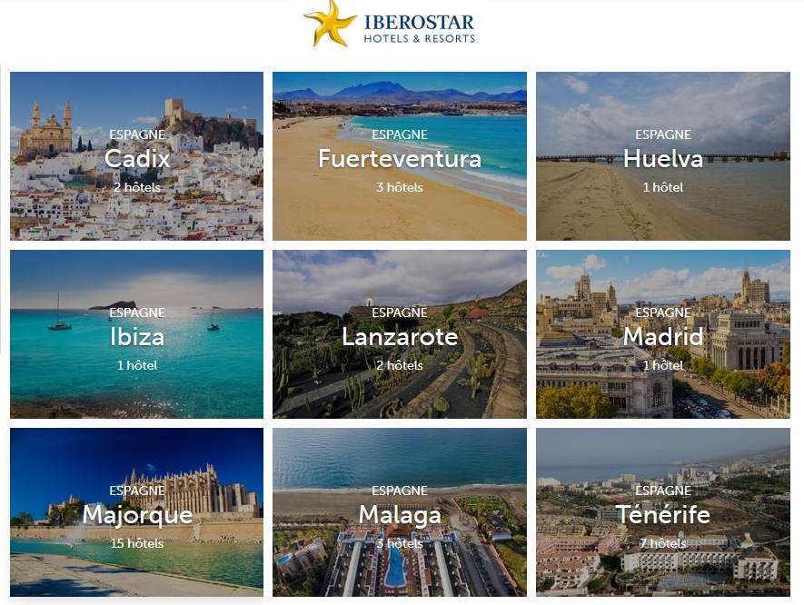 -20% sur votre séjour Iberostar Hôtels cet été en Espagne, iles Canaries et Baléares)