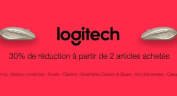 2 articles Logitech achetés = 30% de remise immédiate