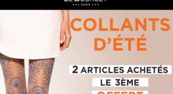 2 collants été Le Bourget achetés = le 3ème gratuit