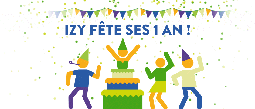 Anniversaire Izy ! 30% de remise sur tous les trajets