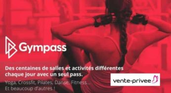 Pass Gympass valable dans 1500 salles de sport pas cher : dès 60€ au lieu de 99€