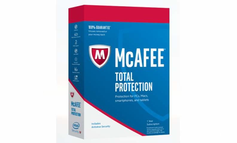 Total Protection McAfee 2017 10 appareils