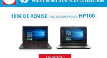 100€ de remise immédiate sur 30 ordinateurs HP (portable, bureau, hybride) sur Darty