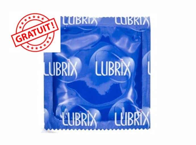 5 préservatifs gratuits de marque Lubrix (livraison 0,10€)
