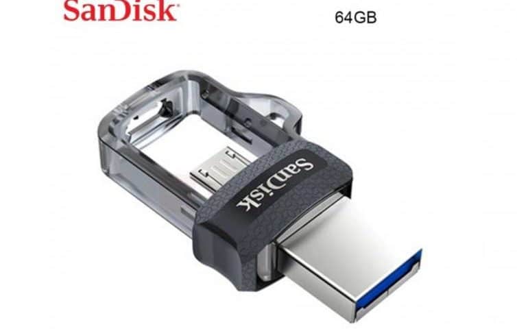 Clé USB Sandisk Ultra Dual 64Go à moins de 19€