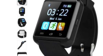 Smart montre U8S à seulement 7,23€ port inclus (podomètre, appels, messages…)