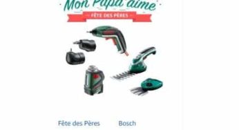 Fête des Pères avec Bosch : -20% sur une sélection Bricolage / Jardinage sur Amazon