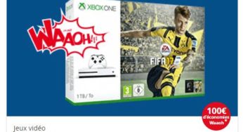 Xbox One S 500Go FIFA 17 qui revient à moins de 200€ (100€ de crédit Auchan) / version 1TO 249€