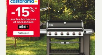 15% sur tous les barbecues Weber (et accessoires) – Castorama